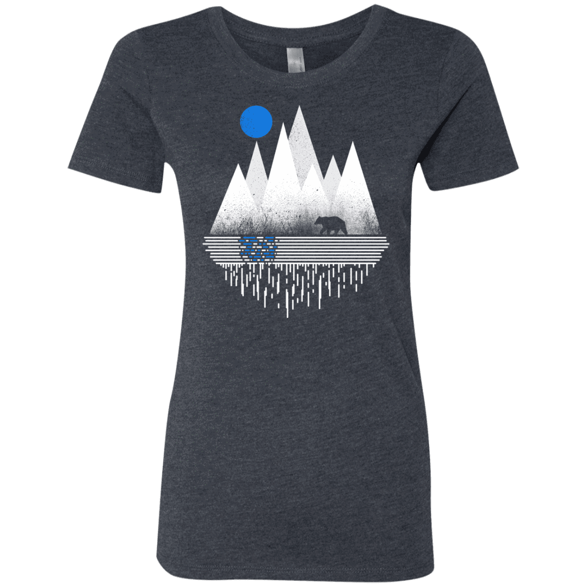 T-Shirts Vintage Navy / S Blue Moon Women's Triblend T-Shirt