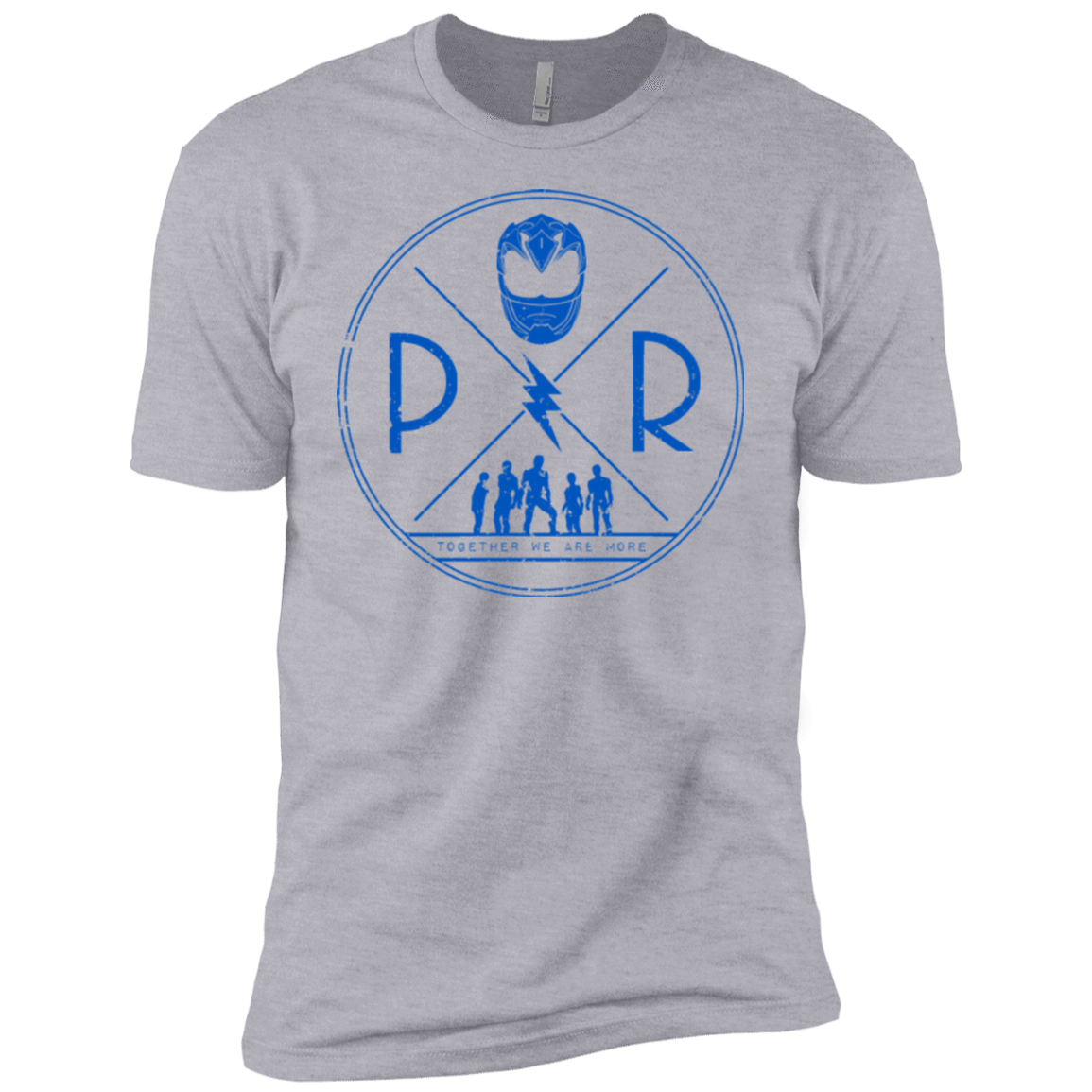 T-Shirts Heather Grey / YXS Blue Power Boys Premium T-Shirt