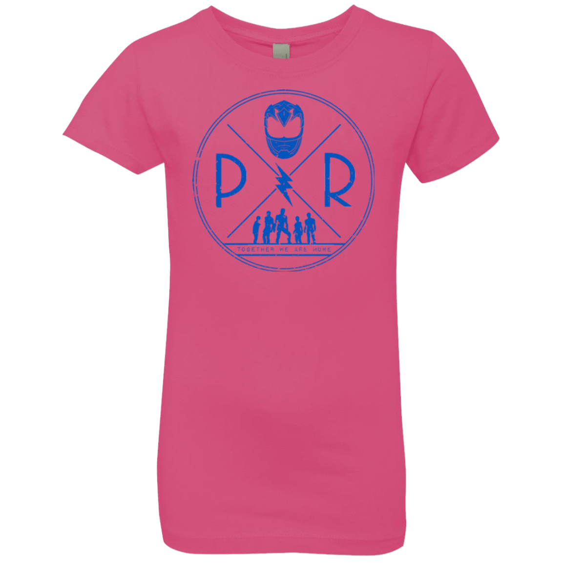 T-Shirts Hot Pink / YXS Blue Power Girls Premium T-Shirt