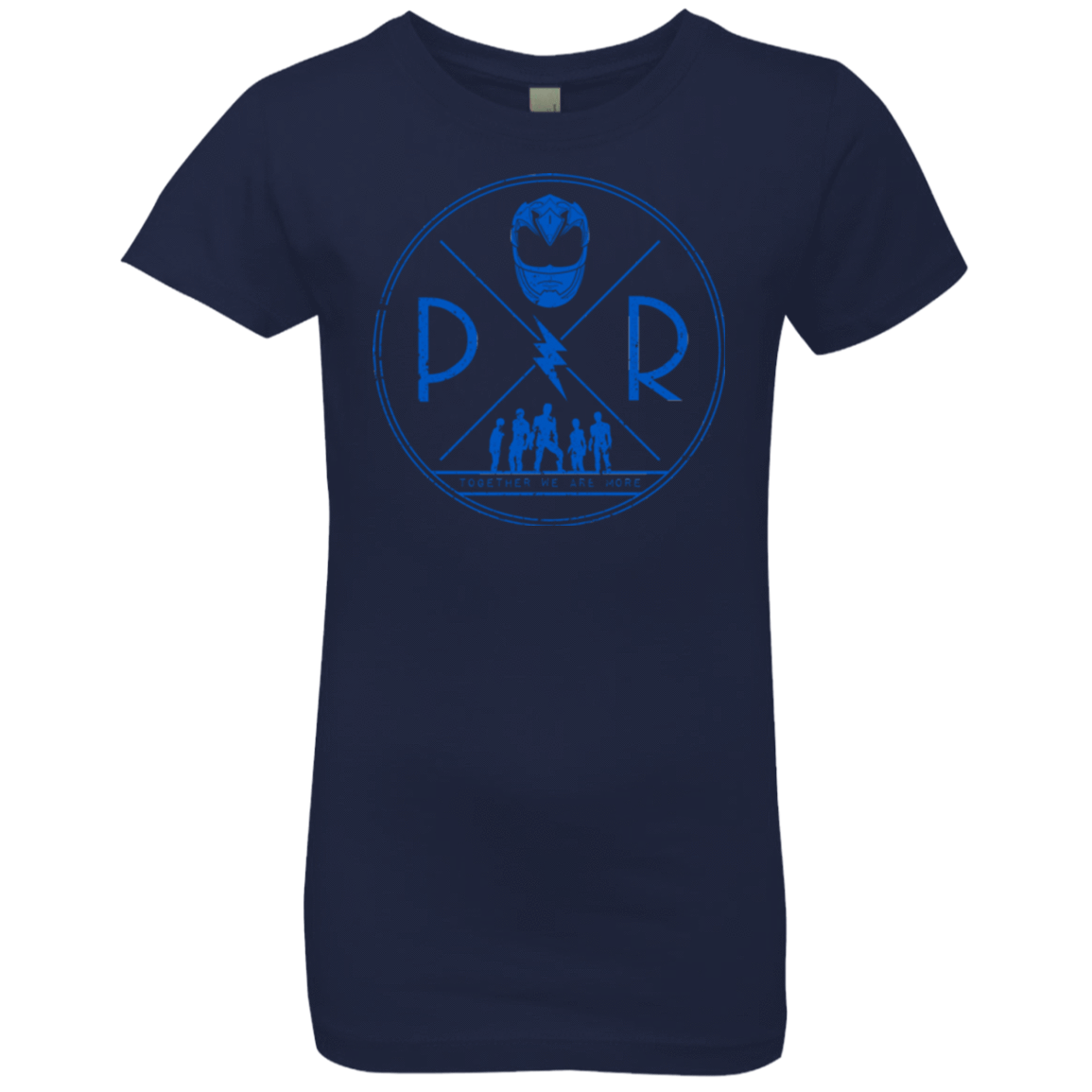 T-Shirts Midnight Navy / YXS Blue Power Girls Premium T-Shirt
