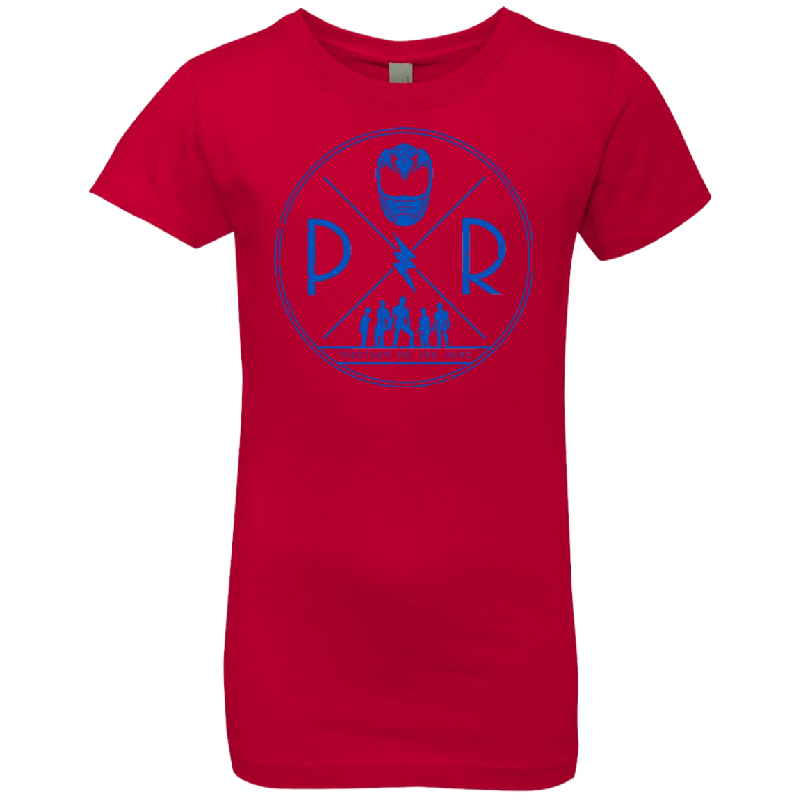 T-Shirts Red / YXS Blue Power Girls Premium T-Shirt