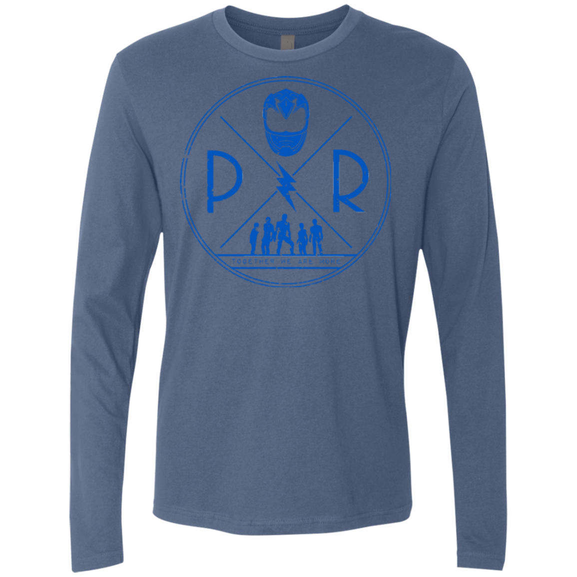 T-Shirts Indigo / Small Blue Power Men's Premium Long Sleeve