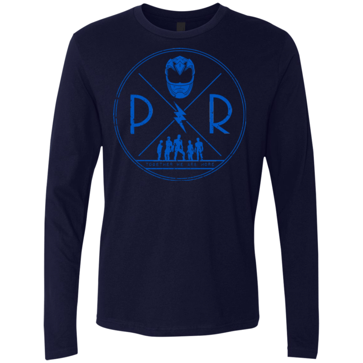 T-Shirts Midnight Navy / Small Blue Power Men's Premium Long Sleeve