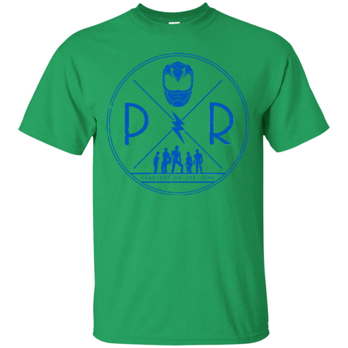 T-Shirts Irish Green / Small Blue Power T-Shirt