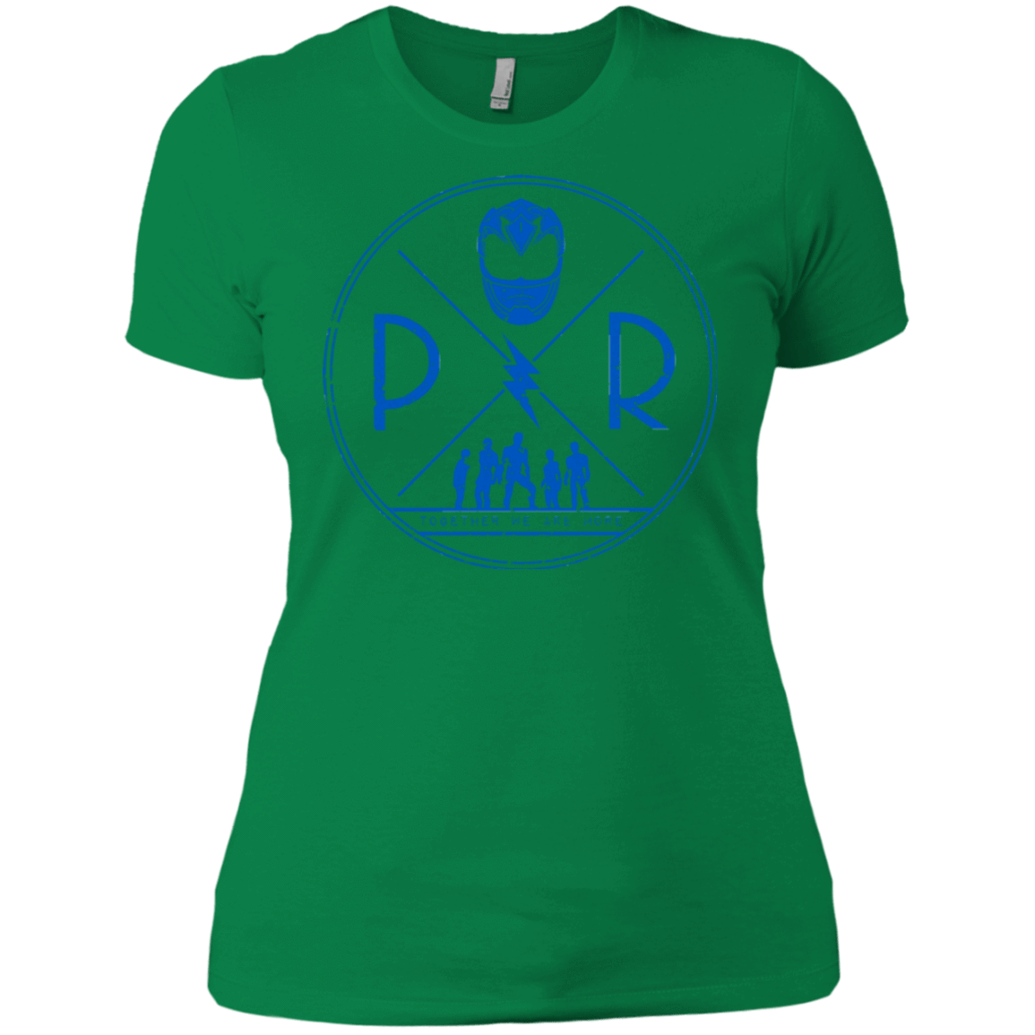 T-Shirts Kelly Green / X-Small Blue Power Women's Premium T-Shirt