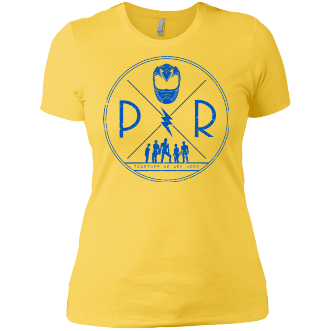 T-Shirts Vibrant Yellow / X-Small Blue Power Women's Premium T-Shirt