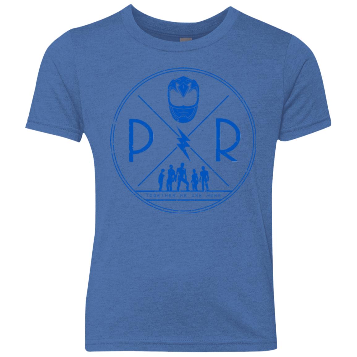 T-Shirts Vintage Royal / YXS Blue Power Youth Triblend T-Shirt