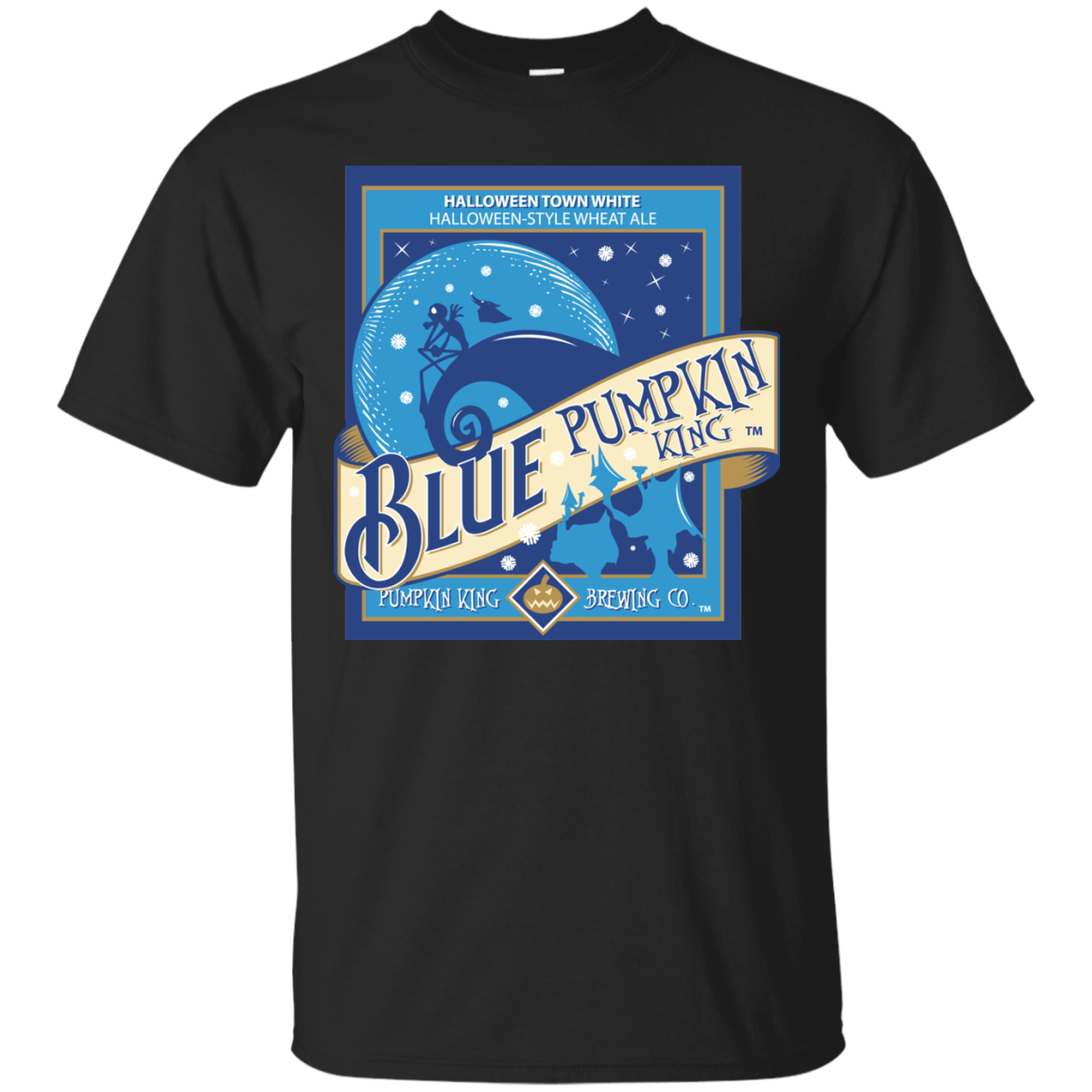 T-Shirts Black / Small Blue Pumpkin King T-Shirt