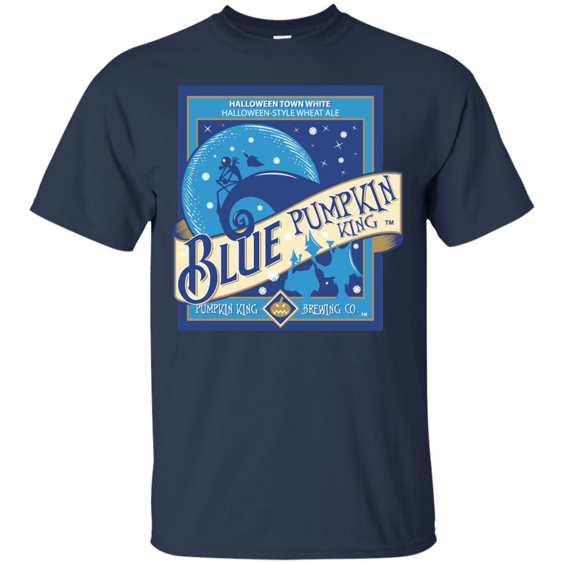 T-Shirts Navy / Small Blue Pumpkin King T-Shirt