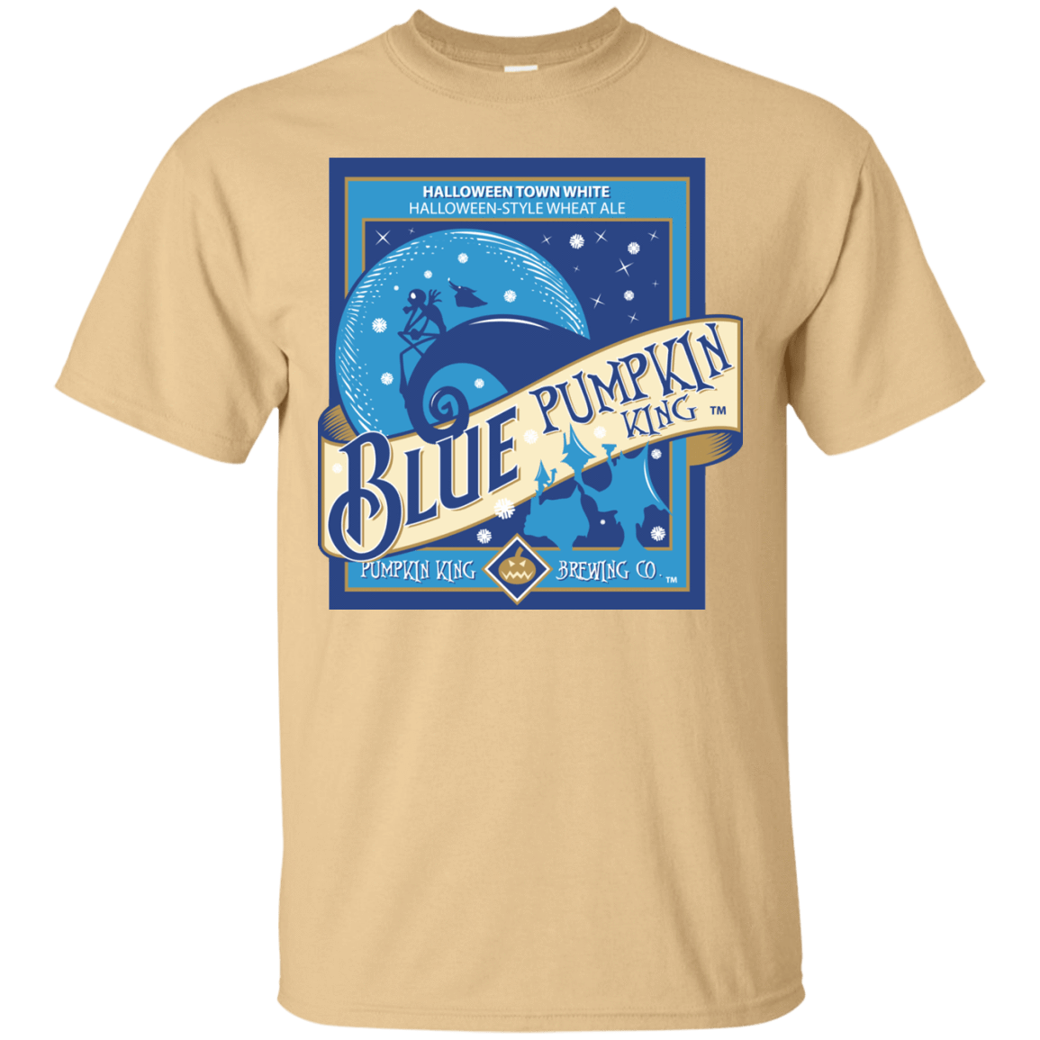 T-Shirts Vegas Gold / Small Blue Pumpkin King T-Shirt