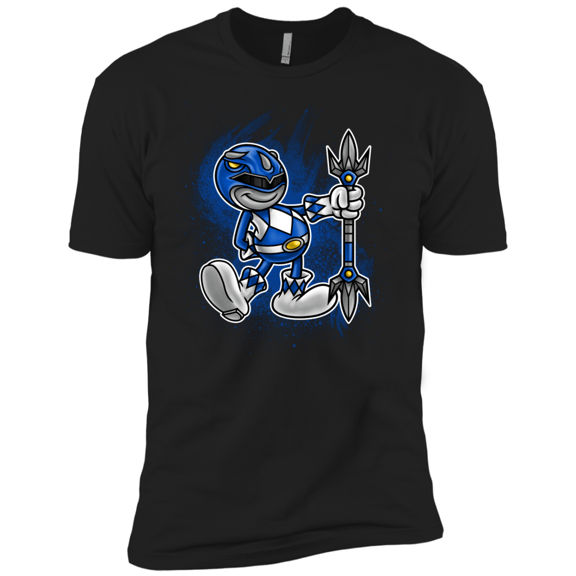 T-Shirts Black / X-Small Blue Ranger Artwork Men's Premium T-Shirt