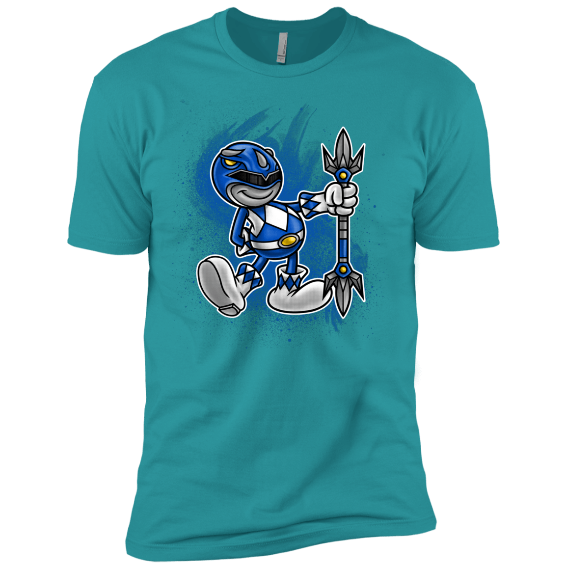 T-Shirts Tahiti Blue / X-Small Blue Ranger Artwork Men's Premium T-Shirt