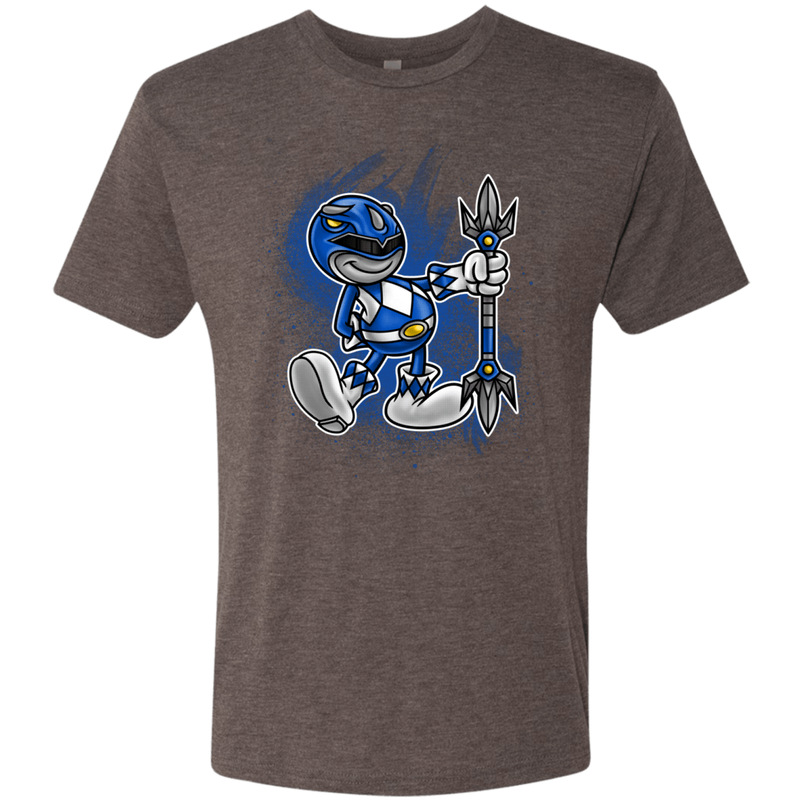 T-Shirts Macchiato / Small Blue Ranger Artwork Men's Triblend T-Shirt