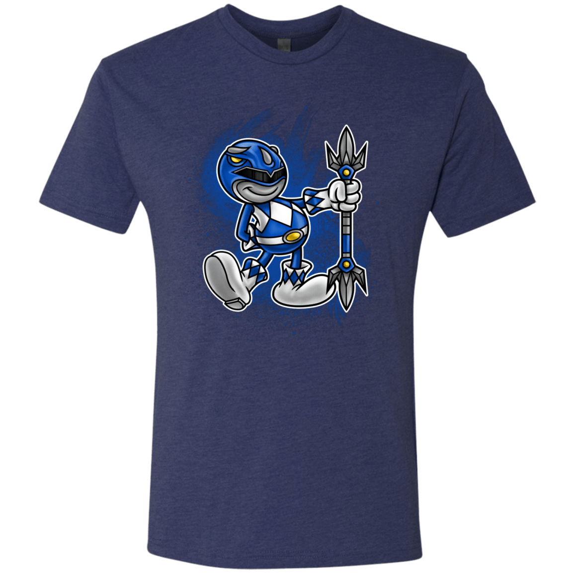 T-Shirts Vintage Navy / Small Blue Ranger Artwork Men's Triblend T-Shirt