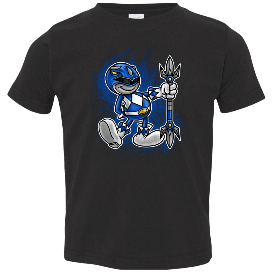 T-Shirts Black / 2T Blue Ranger Artwork Toddler Premium T-Shirt