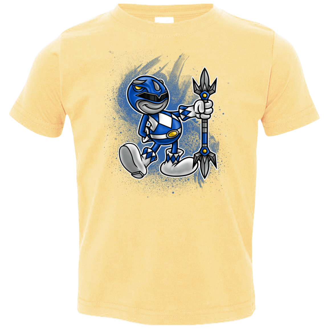T-Shirts Butter / 2T Blue Ranger Artwork Toddler Premium T-Shirt