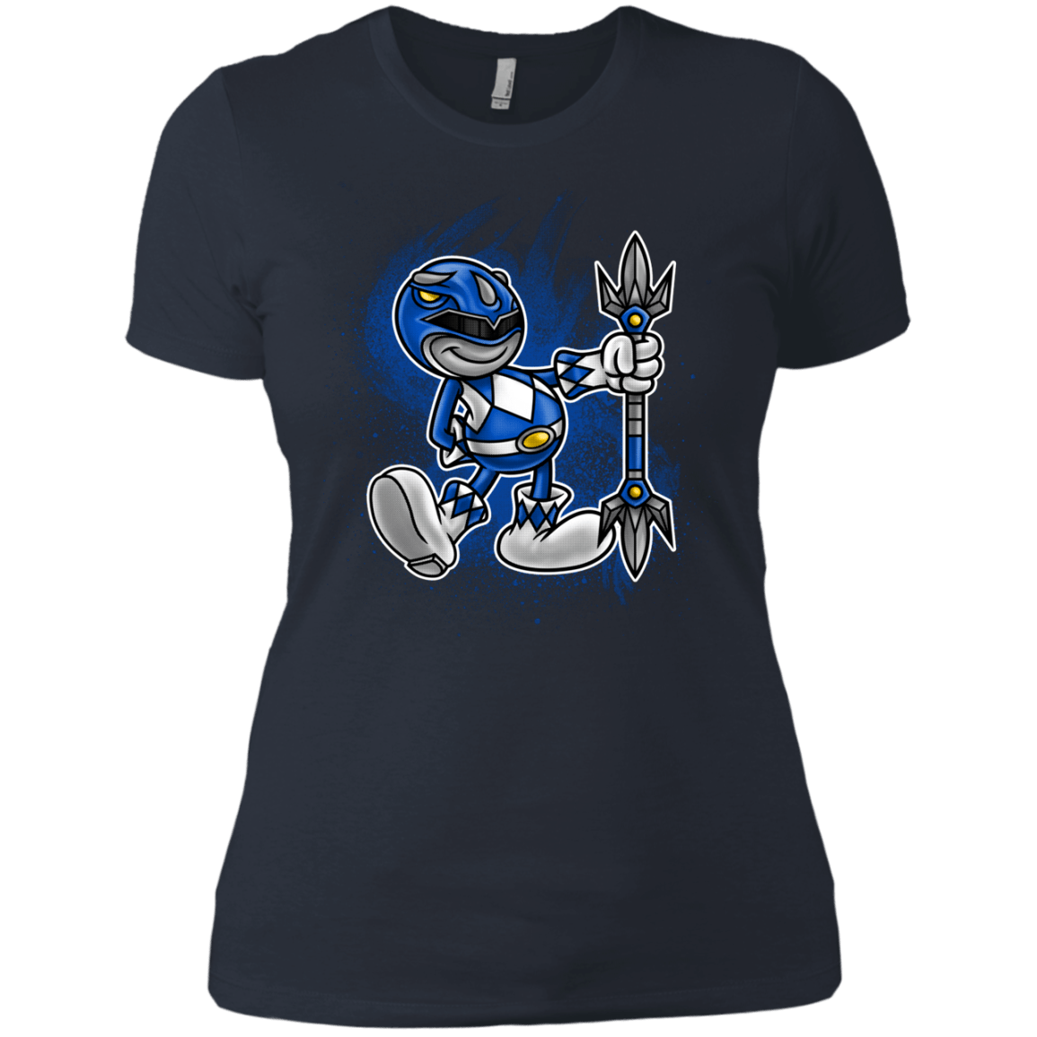 T-Shirts Indigo / X-Small Blue Ranger Artwork Women's Premium T-Shirt