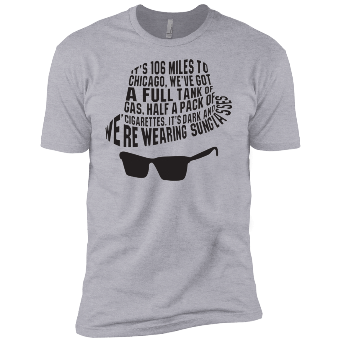 T-Shirts Heather Grey / YXS Blues Brothers Boys Premium T-Shirt