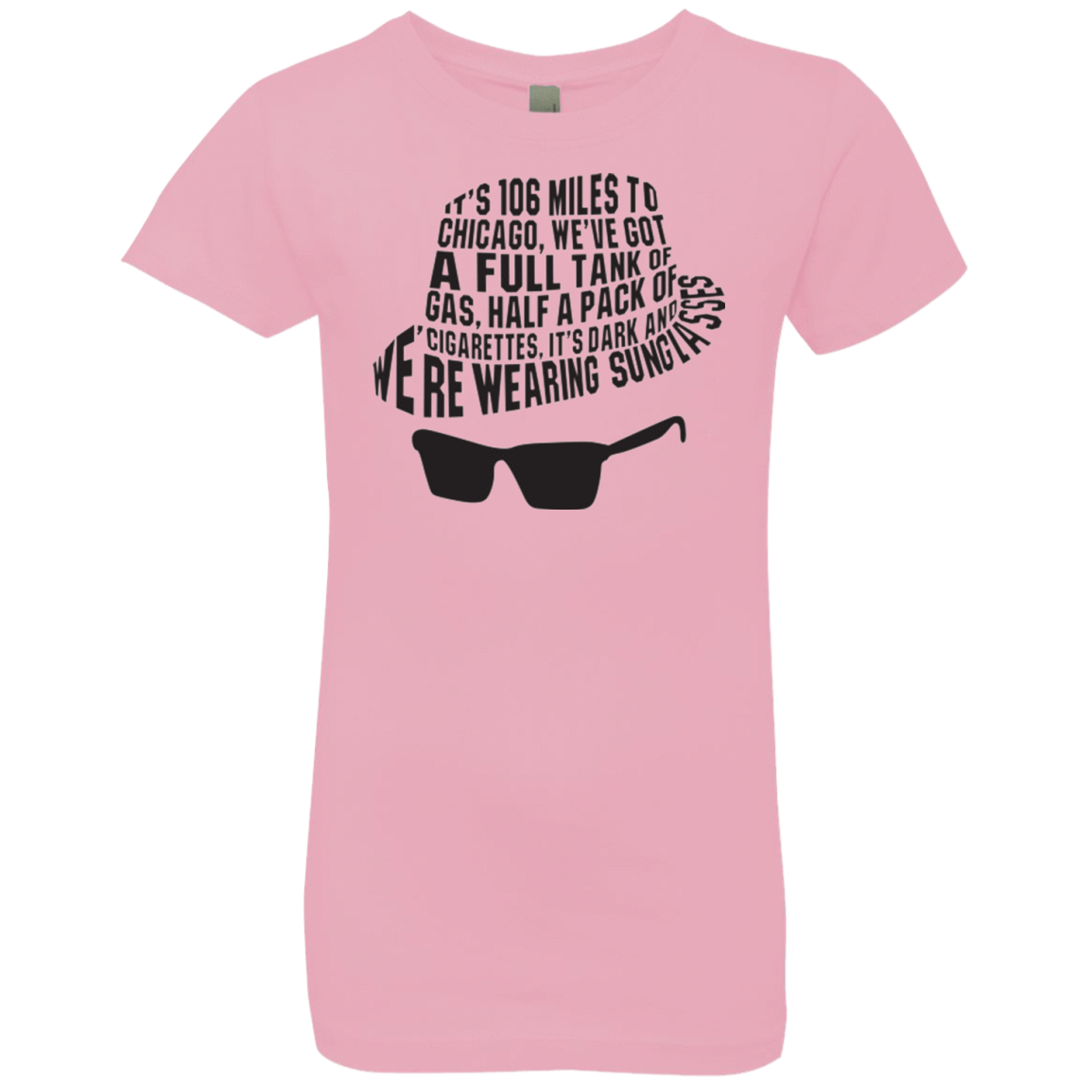 T-Shirts Light Pink / YXS Blues Brothers Girls Premium T-Shirt