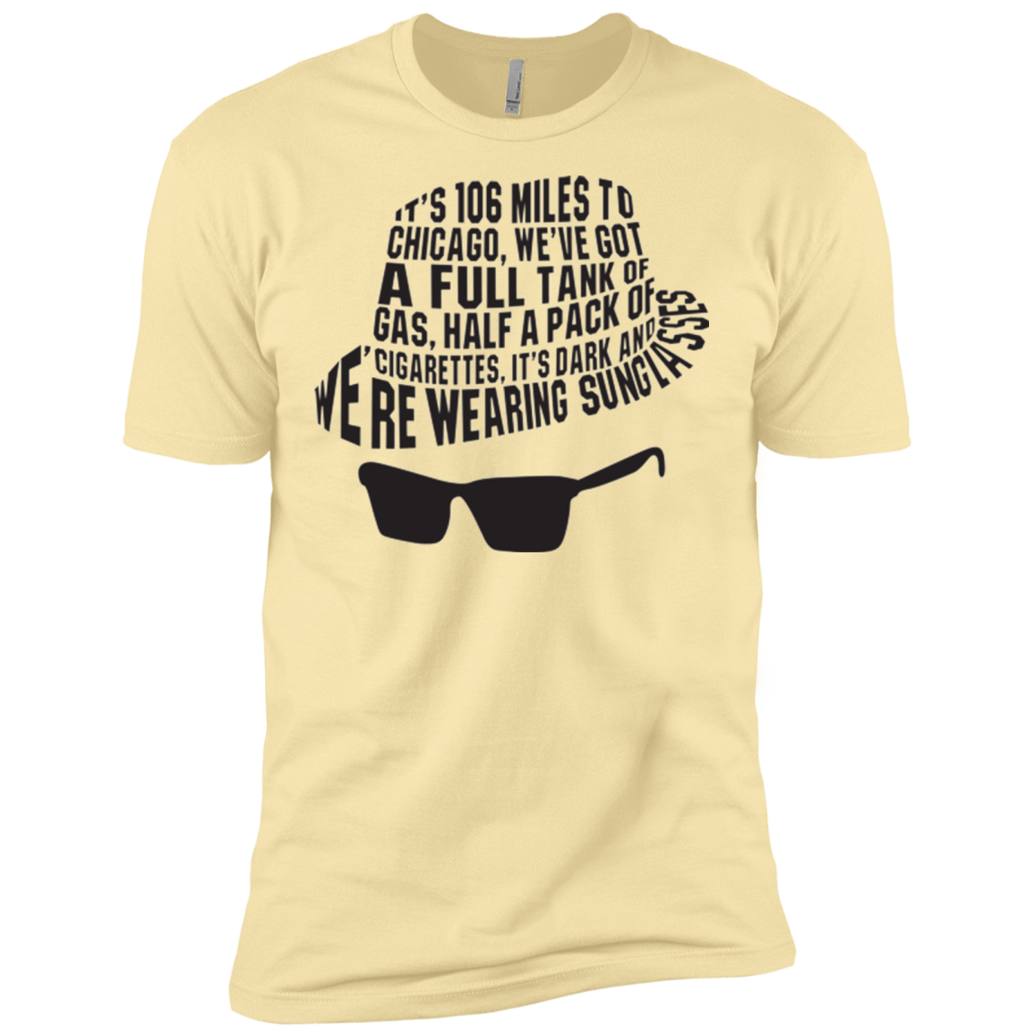 T-Shirts Banana Cream / X-Small Blues Brothers Men's Premium T-Shirt