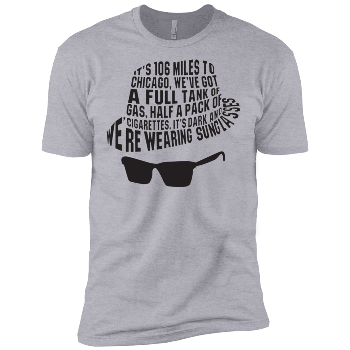 T-Shirts Heather Grey / X-Small Blues Brothers Men's Premium T-Shirt