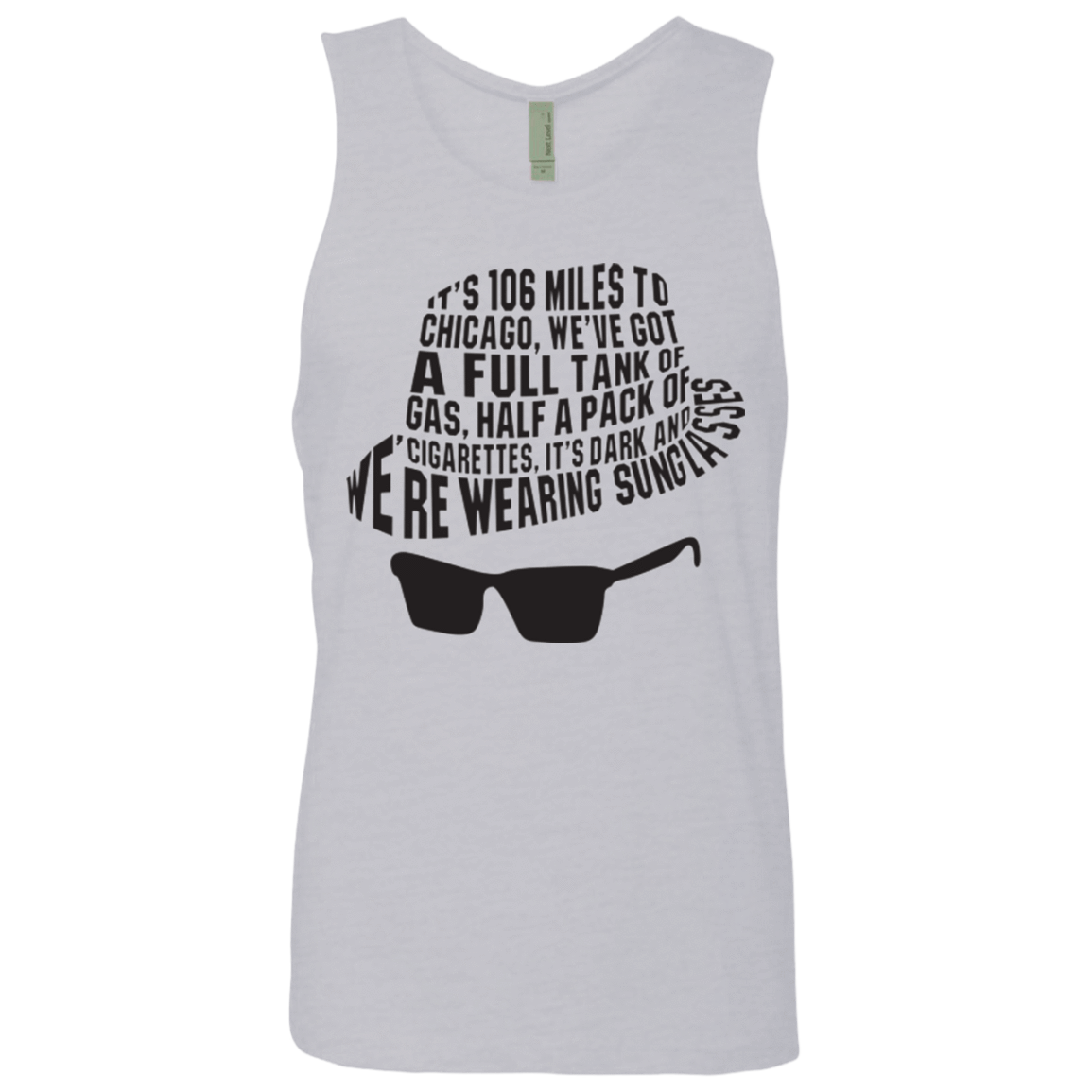 T-Shirts Heather Grey / Small Blues Brothers Men's Premium Tank Top