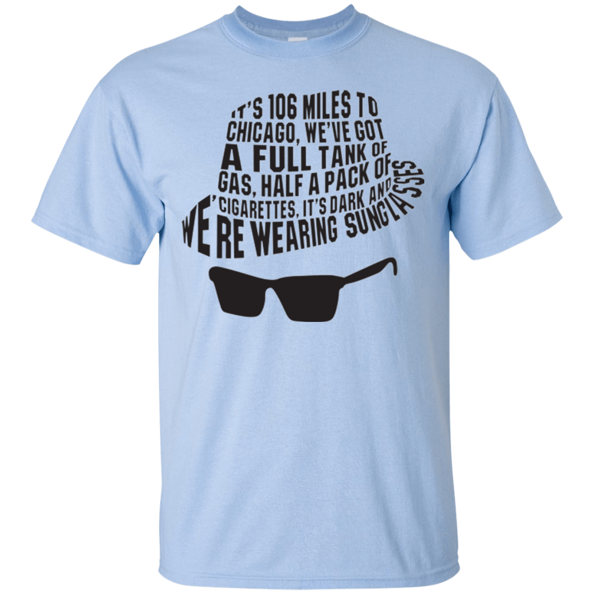 T-Shirts Light Blue / Small Blues Brothers T-Shirt