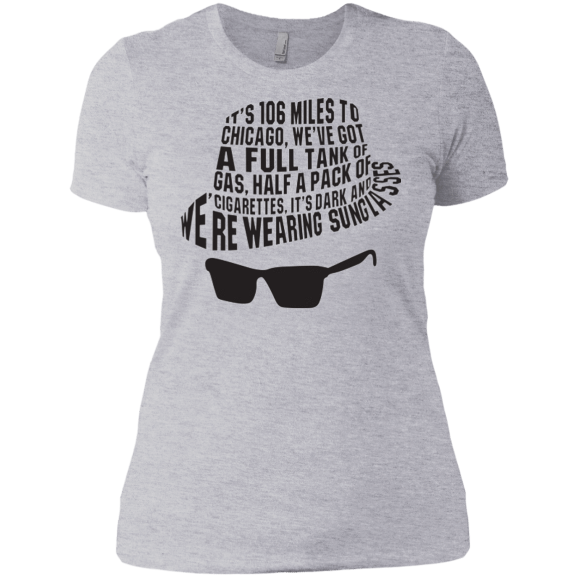 T-Shirts Heather Grey / X-Small Blues Brothers Women's Premium T-Shirt