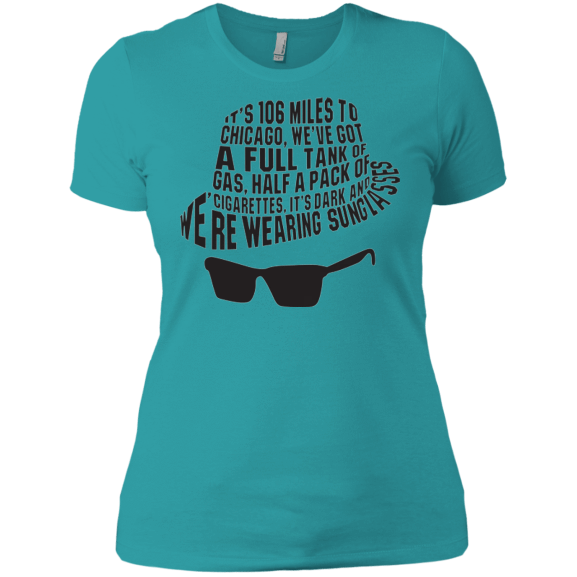 T-Shirts Tahiti Blue / X-Small Blues Brothers Women's Premium T-Shirt