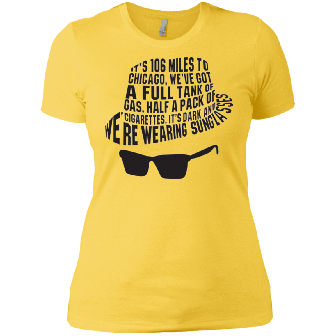 T-Shirts Vibrant Yellow / X-Small Blues Brothers Women's Premium T-Shirt