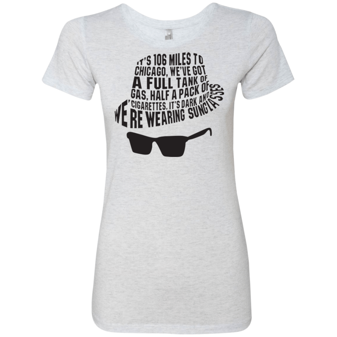 T-Shirts Heather White / Small Blues Brothers Women's Triblend T-Shirt