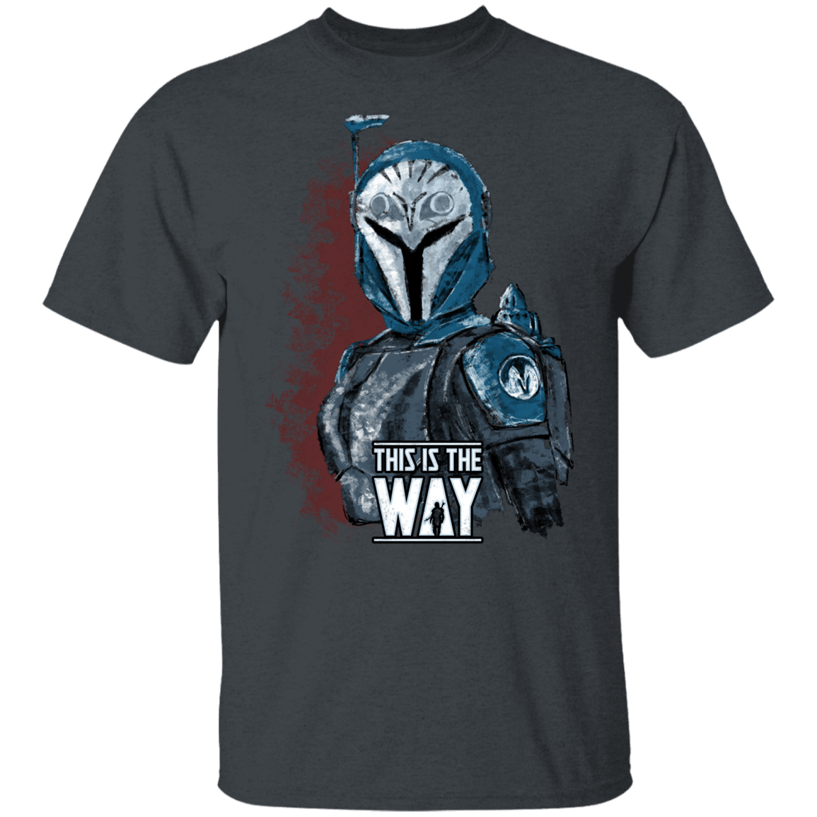 T-Shirts Dark Heather / YXS Bo Katan Youth T-Shirt