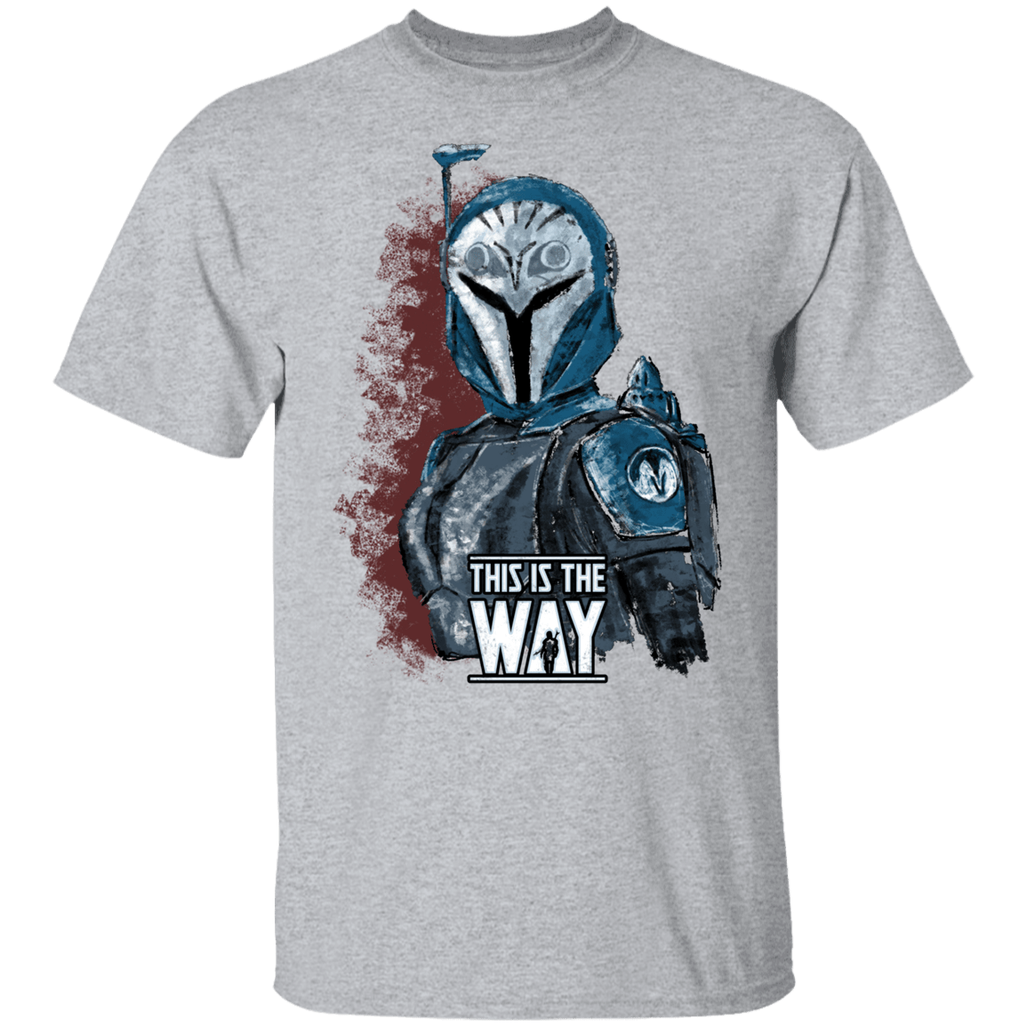 T-Shirts Sport Grey / YXS Bo Katan Youth T-Shirt