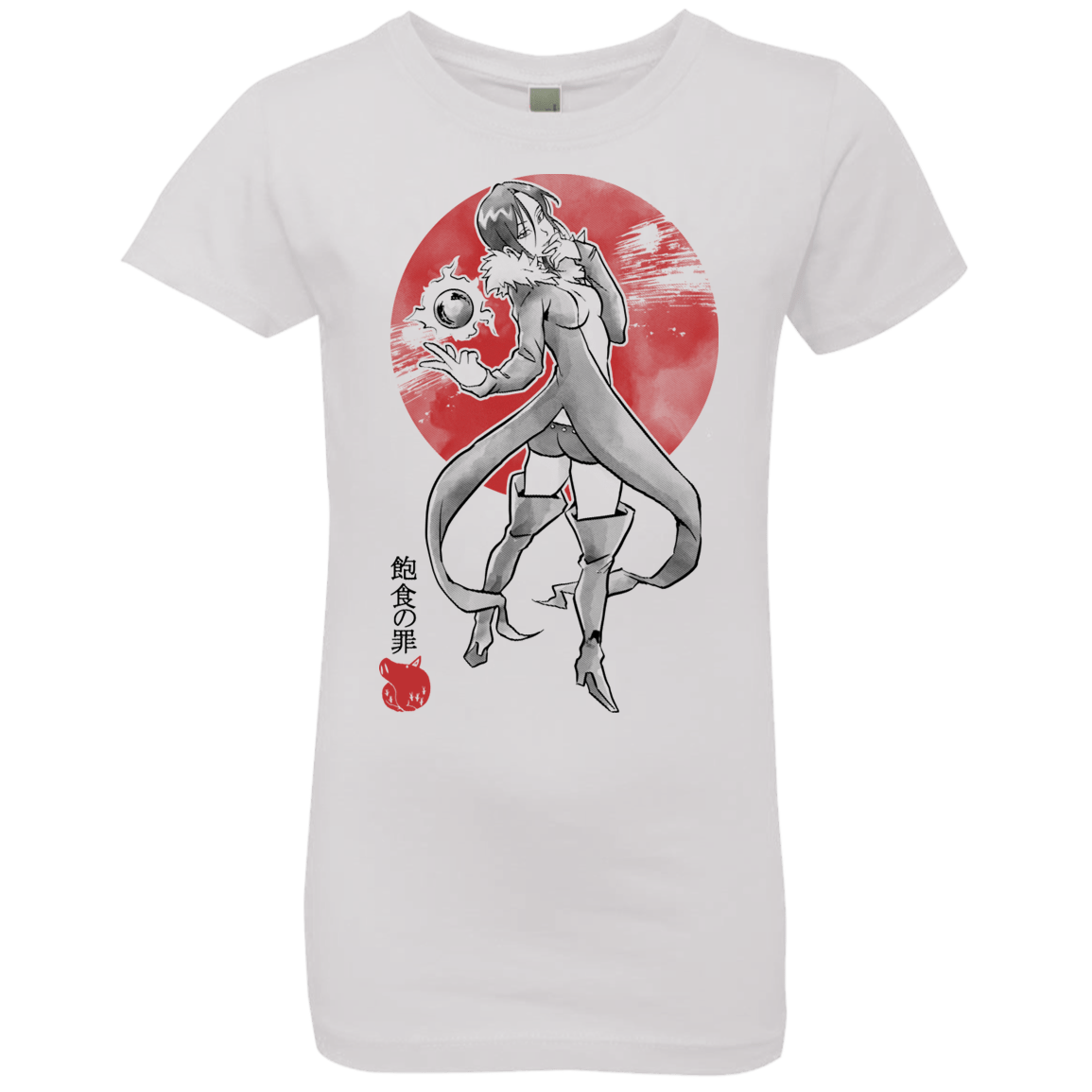 T-Shirts White / YXS Boar Gluttony Girls Premium T-Shirt