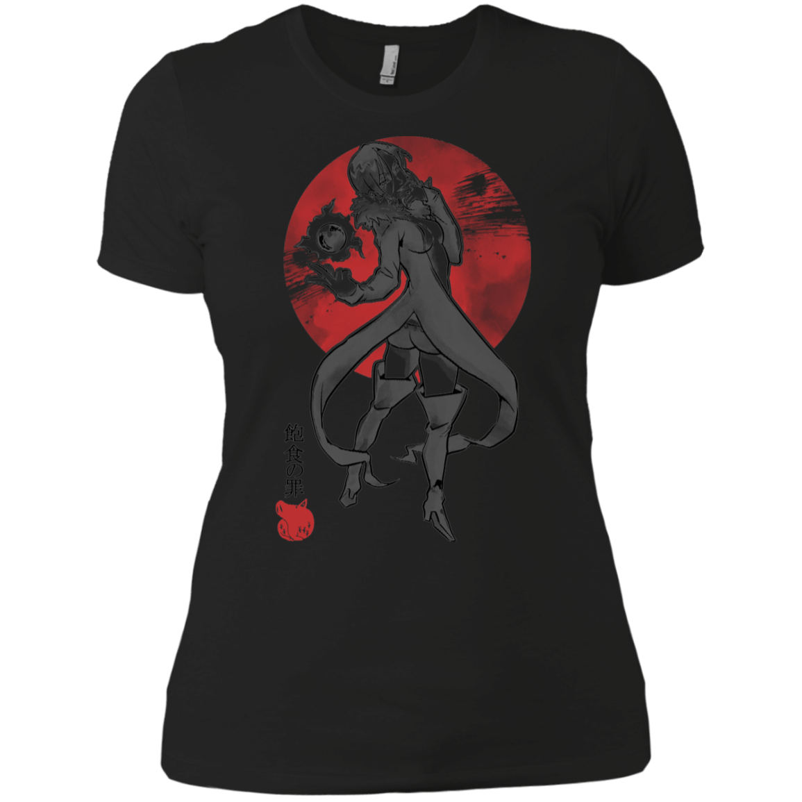 T-Shirts Black / X-Small Boar Gluttony Women's Premium T-Shirt