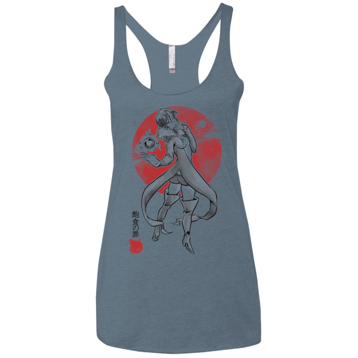 T-Shirts Indigo / X-Small Boar Gluttony Women's Triblend Racerback Tank