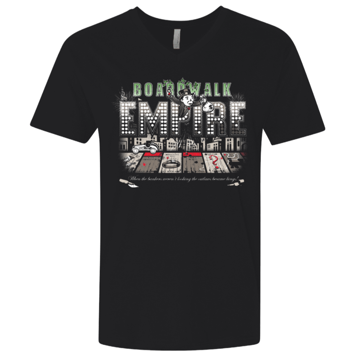 T-Shirts Black / X-Small Boardwalk Empire Men's Premium V-Neck