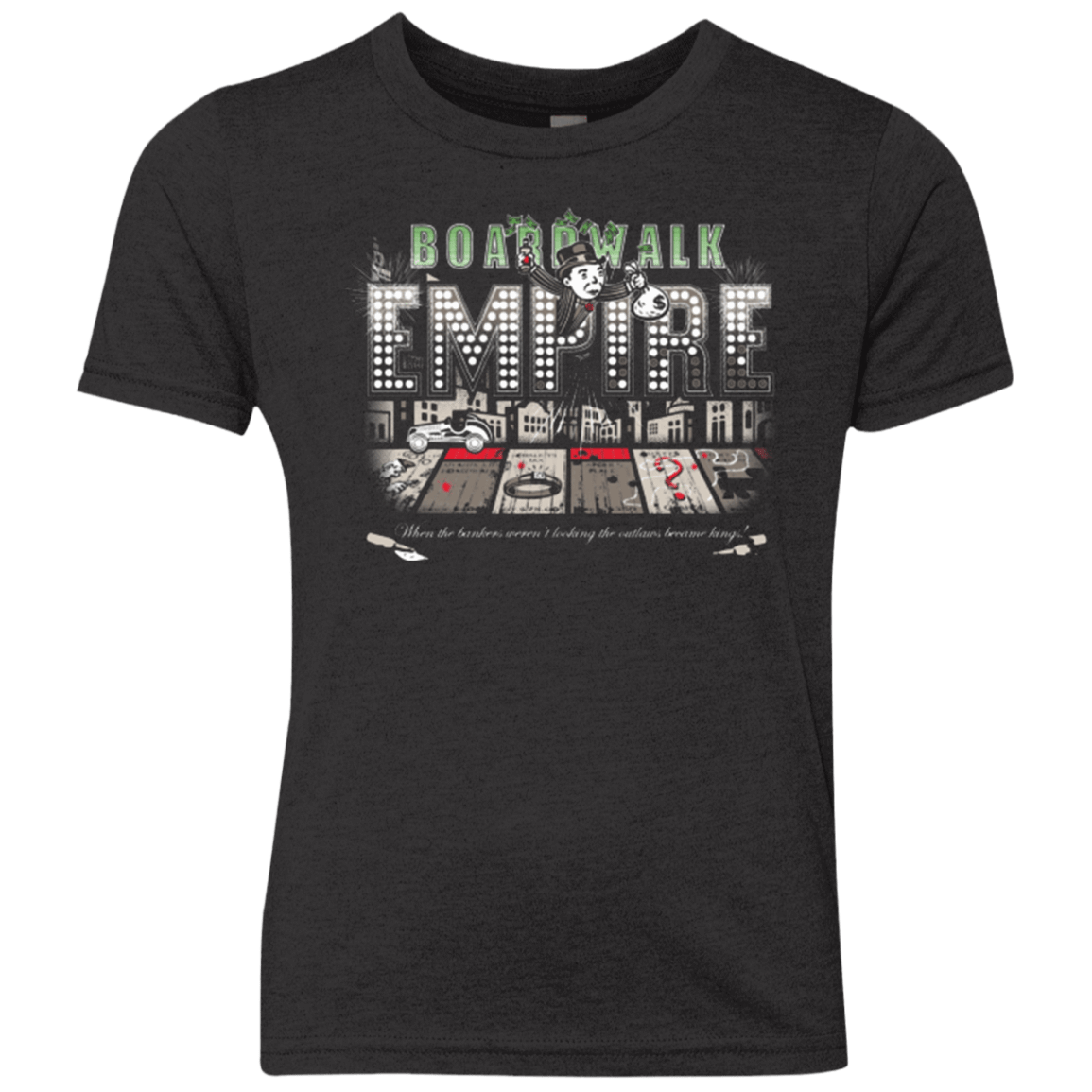 T-Shirts Vintage Black / YXS Boardwalk Empire Youth Triblend T-Shirt