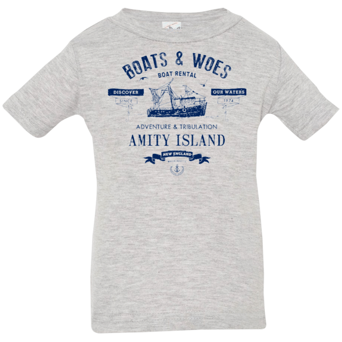 T-Shirts Heather / 6 Months BOATS & WOES Infant Premium T-Shirt