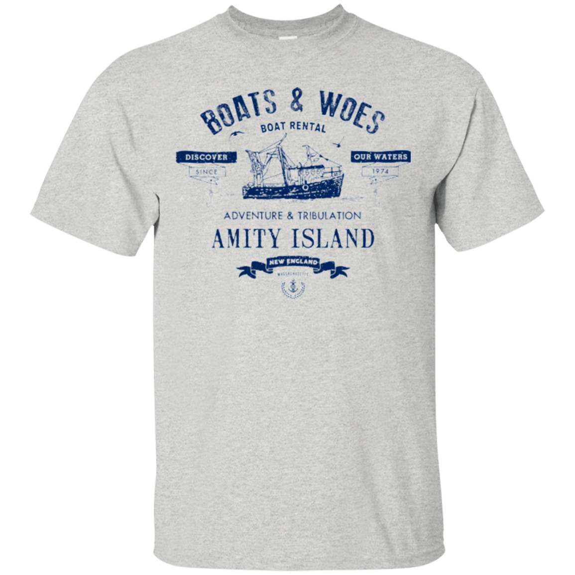 T-Shirts Ash / Small BOATS & WOES T-Shirt