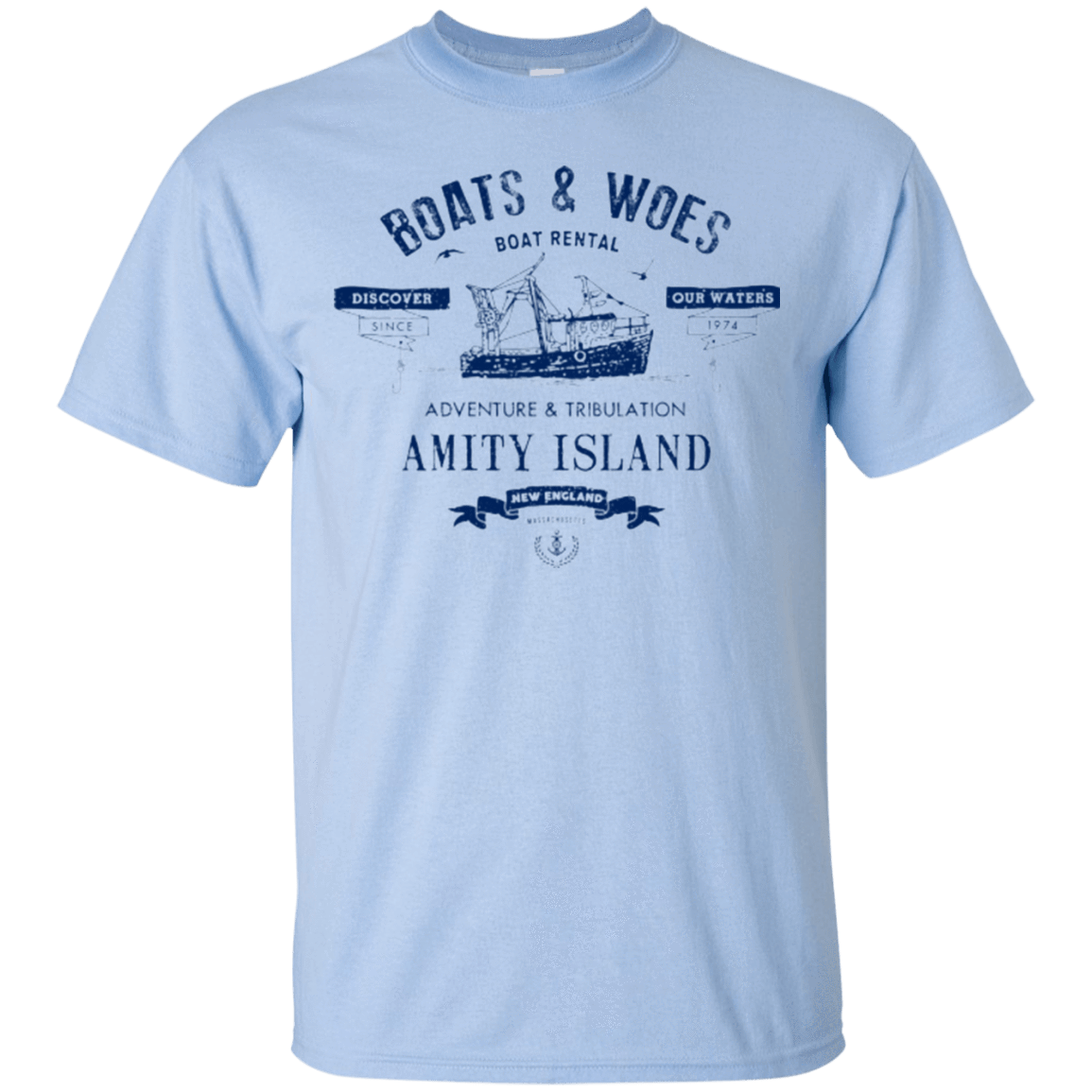 T-Shirts Light Blue / Small BOATS & WOES T-Shirt