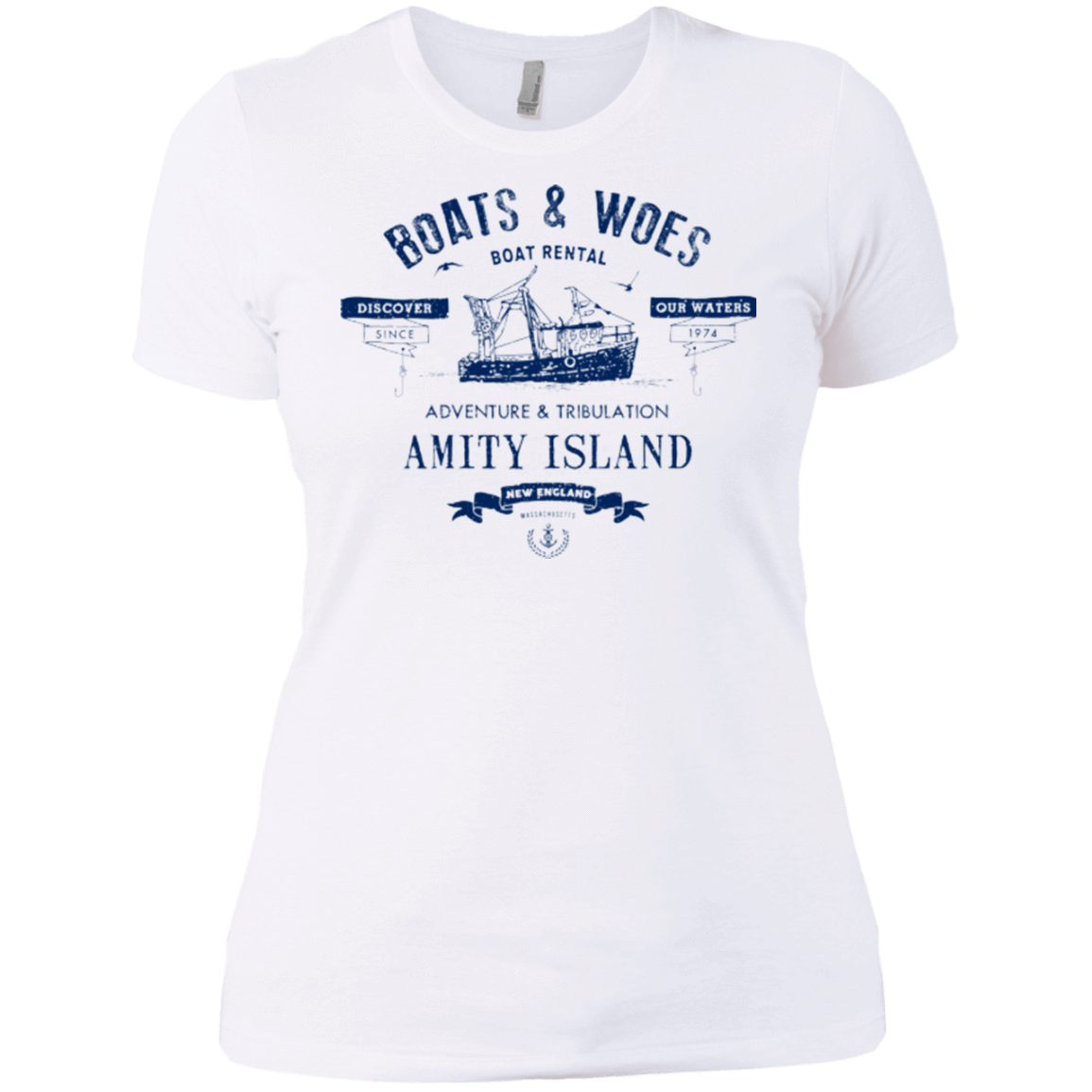 T-Shirts White / X-Small BOATS & WOES Women's Premium T-Shirt