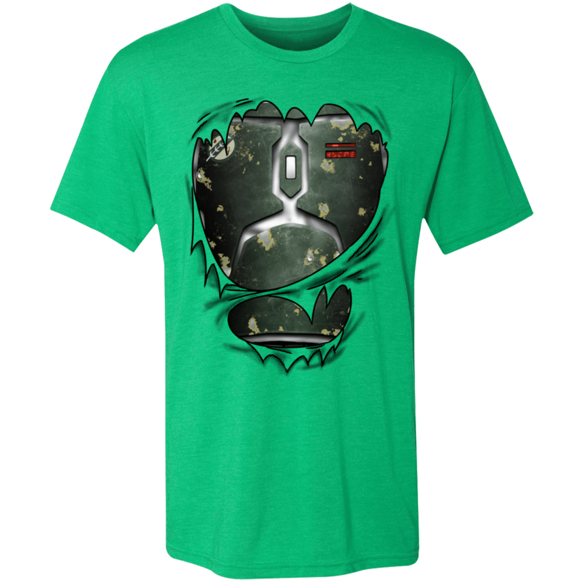 T-Shirts Envy / S Boba Fett Ripped Men's Triblend T-Shirt