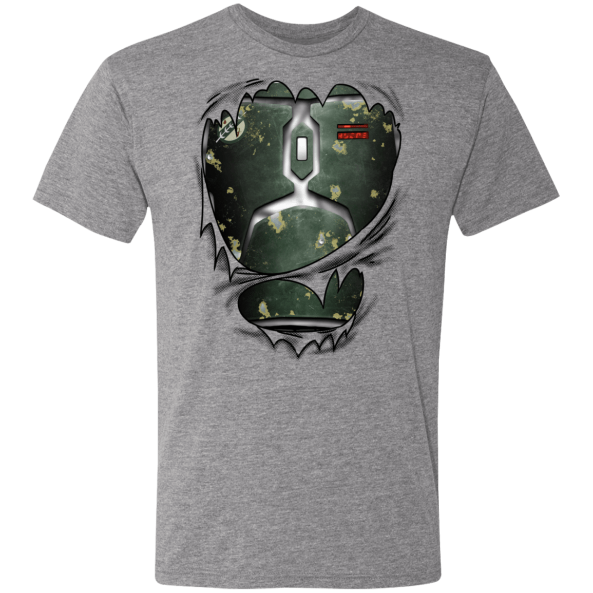 T-Shirts Premium Heather / S Boba Fett Ripped Men's Triblend T-Shirt