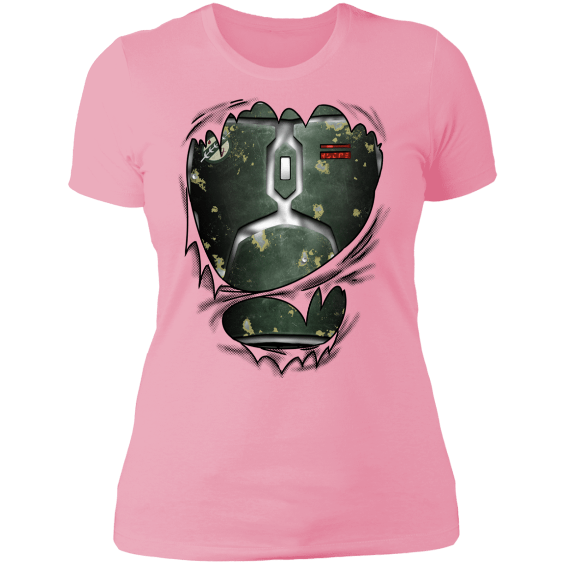 T-Shirts Light Pink / S Boba Fett Ripped Women's Premium T-Shirt
