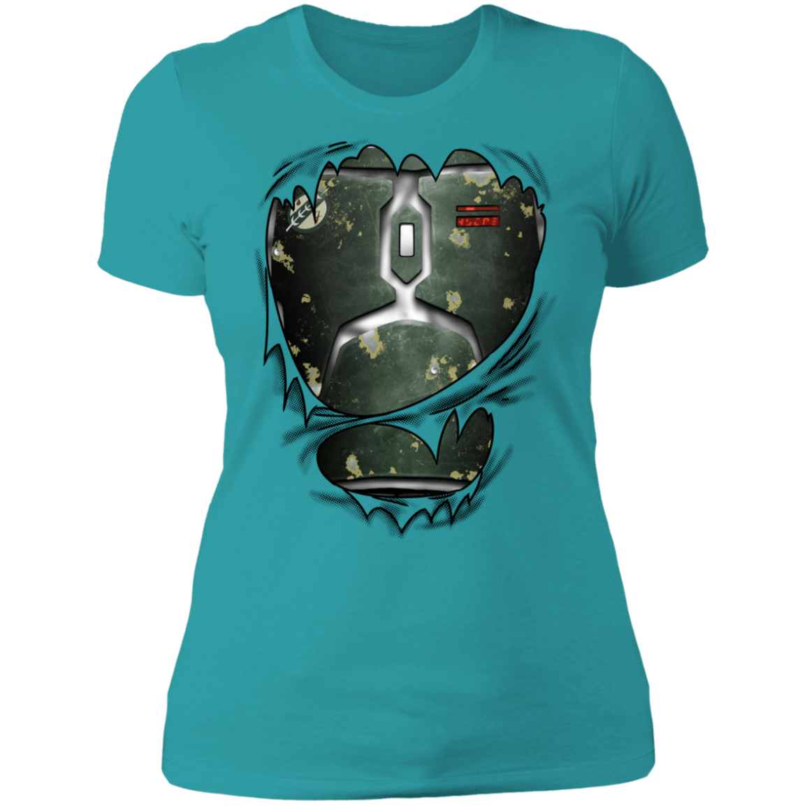 T-Shirts Tahiti Blue / S Boba Fett Ripped Women's Premium T-Shirt