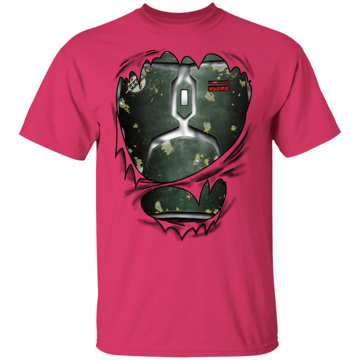 T-Shirts Heliconia / YXS Boba Fett Ripped Youth T-Shirt