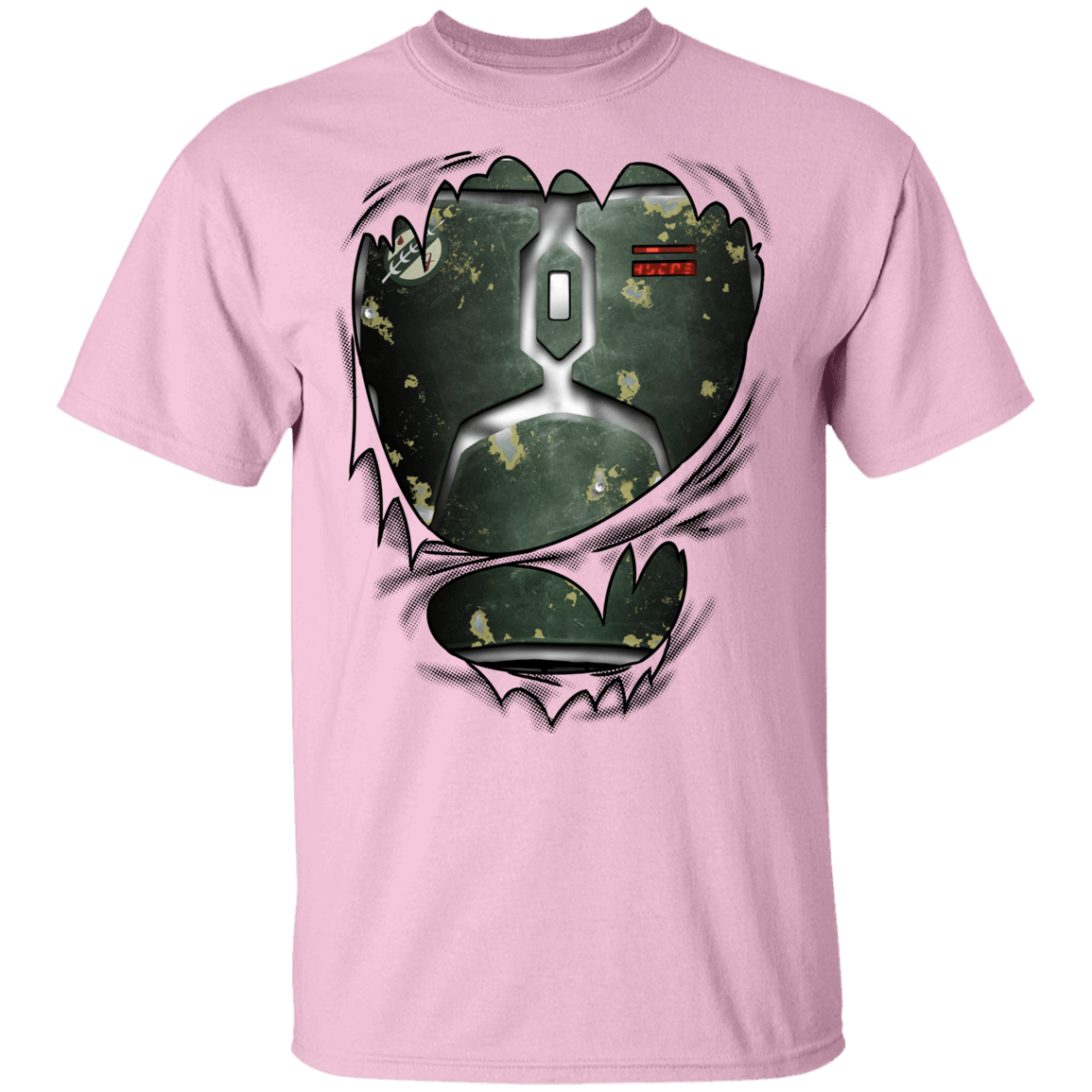 T-Shirts Light Pink / YXS Boba Fett Ripped Youth T-Shirt