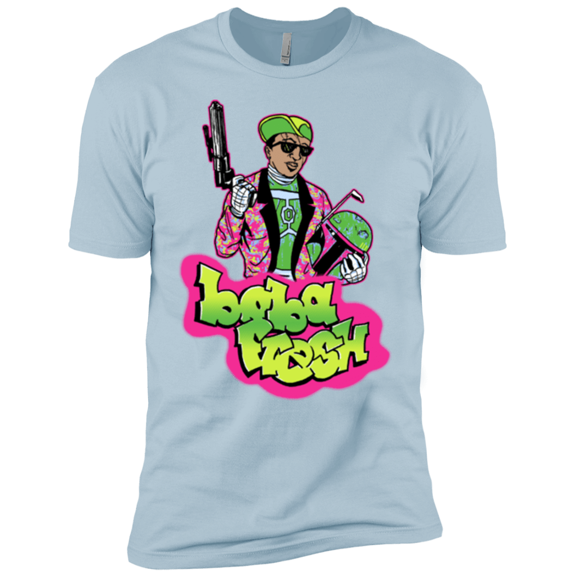 T-Shirts Light Blue / YXS Boba Fresh Boys Premium T-Shirt