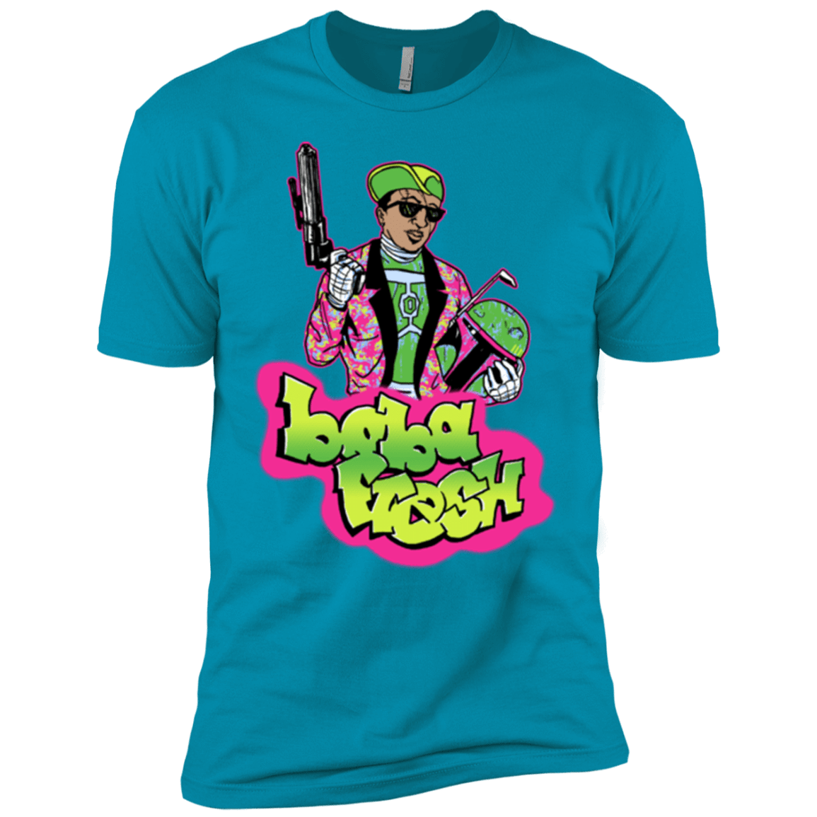 T-Shirts Turquoise / YXS Boba Fresh Boys Premium T-Shirt